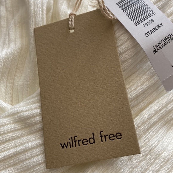 NWT Aritzia Wilfred Free Starsky Longsleeve - Light Birch XS - Picture 10 of 11